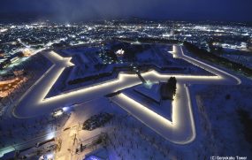 The star illumination of Goryokaku