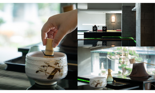 セルフ抹茶体験